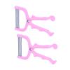 Angoily Manual Facial Hair Remover Threader 2pcs Pink Face Hair Epilator Tool for Women view 1