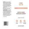 Apple Cider Vinegar Vitamin C and Chromium Gummy 60 Apple Cider Vinegar Gummies Apple Flavour Suit for Vegan view 2
