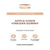Apple Cider Vinegar Vitamin C and Chromium Gummy 60 Apple Cider Vinegar Gummies Apple Flavour Suit for Vegan view 3