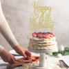 FLORCMET Gold Glitter Happy 80th Birthday Cake Topper - Cheers to 80 Years Cake Topper, 80 & Fabulous Cake Decoration for Hello 80th Birthday Anniversary Party Cake Decorations Supplies (15th) (70th) view 4