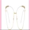 PARWANA Clear Vision Computer Readers Eyeglasses Oversized Reading Glasses Blue Light Blocking Cat-Eye Flat Light Mirror (Color : Wihte, Size : +150) view 2
