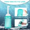 Portable Bidet BPA-Free Travel Bidet 500ml with Cap, Perineal Bottle with 2 Nozzle for New Mums, Handheld Bidet Replaces Wet Wipes for Home, Outdoor, Traveling view 3