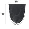 13 Gallon Trash Bags, 1000 Count Bulk Value Pack, Black Tall Kitchen Garbage bags, Multi-purpose Trash Can Bin Liners for Bathroom, Office, Industrial, Commercial, Janitorial, Municipal, Recycling view 2