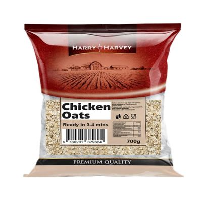 Harry Harvey Chicken Flavour Oats 700 g | Savoury Instant Porridge & Quick Cereal | Ready in 3-4 Minutes | Ideal for Breakfast, Lunch, Dinner | High Protein & Savoury Snack