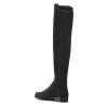 WOkismD 2CM Flat Knee-High Boots Sexy And Elegant Ladies Nightclub High Boots Pole Dancing Knight Boots,Black,44 view 4