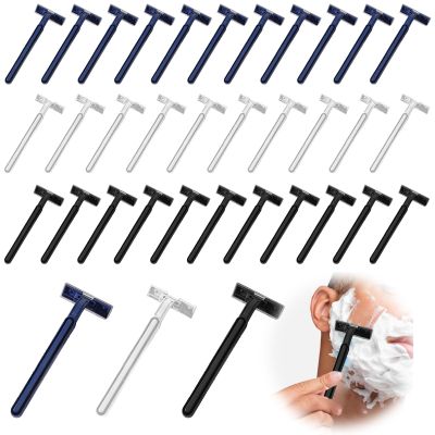Disposable Razor, 120 Pcs Two Blade Shaving Razor for Men/Women, Black White, Body & Face Shaver
