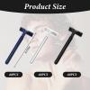 Disposable Razor, 120 Pcs Two Blade Shaving Razor for Men/Women, Black White, Body & Face Shaver view 2