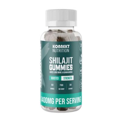 Shilajit Gummies - Organic Himalayan Shilajit | 60 Gummies | 85+ Trace Minerals - Rich with Fulvic and Humic Acid Content | Boosts Strength, Energy and Immunity