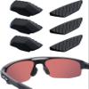 Acefrog Upgraded Nose Pads for Oakley Mercenary OO9424 Sunglasses, Push-in Nose Piece Replacement, Anti-Slip, 3 Pairs Black Nose Pads view 1