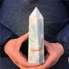 AOHRO Natural crystal rough Natural Stone Obelisk Quartz Crystal Point Reiki Suitable for Furniture Decoration view 2