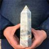 AOHRO Natural crystal rough Natural Stone Obelisk Quartz Crystal Point Reiki Suitable for Furniture Decoration view 4