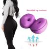 Samnuerly Seat cushion hip lift double comfortable hip lift cushion beauty buttocks latex cushion orthopedic correction decompression,Yellow (Yellow) view 3