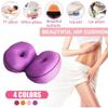 Samnuerly Seat cushion hip lift double comfortable hip lift cushion beauty buttocks latex cushion orthopedic correction decompression,Yellow (Yellow) view 4