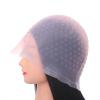 ZPFDSG Highlighting Cap Reusable Silicone Coloring Highlighting Dye Cap Hat Safety Breathable Hook Women Styling Tool DIY Hair Dyeing Tool. (Color : 1pcs-pink) view 3
