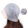 ZPFDSG Highlighting Cap Reusable Silicone Coloring Highlighting Dye Cap Hat Safety Breathable Hook Women Styling Tool DIY Hair Dyeing Tool. (Color : 1pcs-pink) view 4