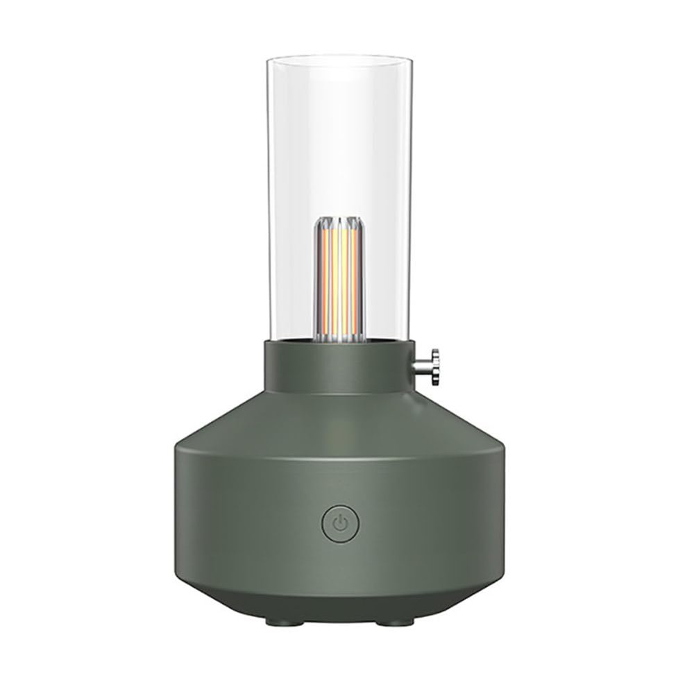 120ml Essential Oil Diffusers - Candlelight Lamp Aromatherapy Machine, Cool Mist Humidifier with Auto-Off Protection, Perfect for Bedroom & Office - Cylinder