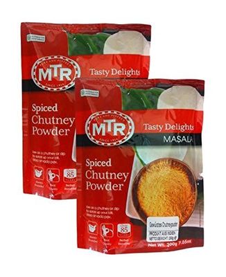 Food World Combo - Ethnic Choice Indian Grocery Powder Chutney, 200g (Pack of 2) Promo Pack
