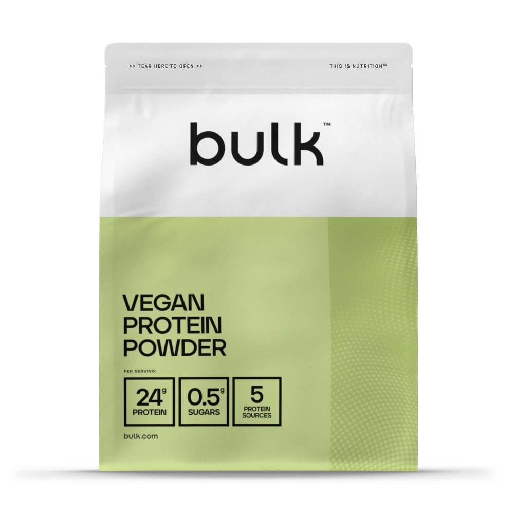 Bulk Vegan Protein Powder, Plant Based Protein Shake, Chocolate Cookies, 1 kg, New & Improved Formula, 28 Servings, Packaging May Vary