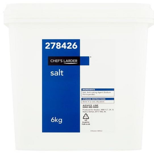 Chef's Larder Salt 6kg