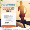 FoodPURA 180 x Turmeric with Black Pepper Capsules High Strength 1700mg HACCP Certified, Manufactured in The UK by FoodPURA 1 Pack of 180 Capsules view 3