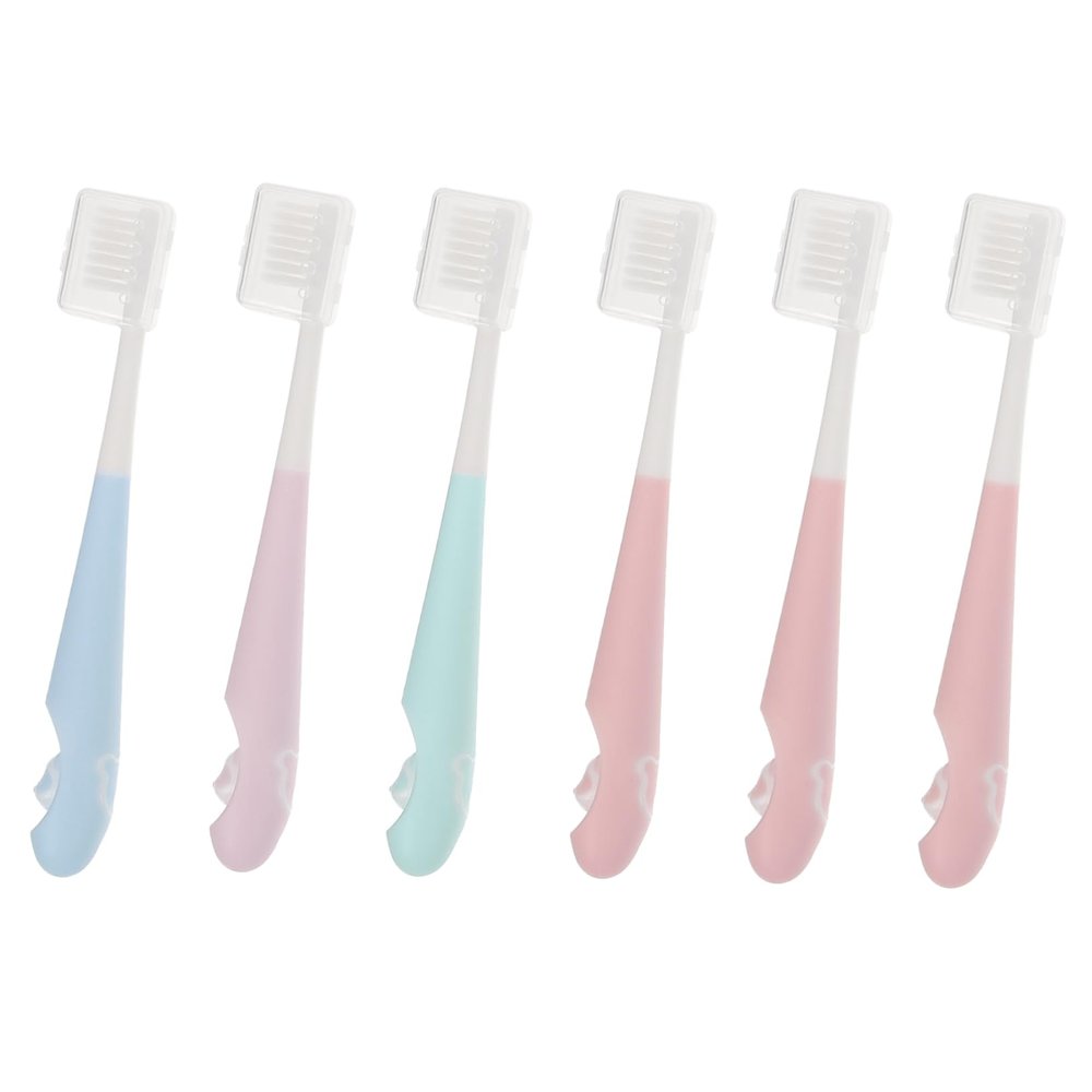 Gatuida Soft Bristle Cartoon Boy Girl Toothbrush Cleaning Tool for Boys and Girls Supple Bristle Toothbrush in Storage Bucket Random Color