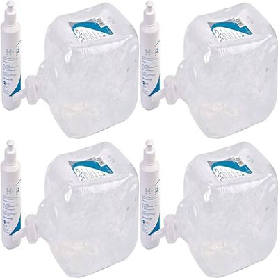 4 x Pasha81 Ltd | 5L Ultrasound Gel with 250ml Refill Bottle | 5 Litre Clear Transmission Gel | Non Staining UKCA CE Certified | 4 x 5 Litre