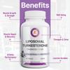 Liposomal Turkesterone 2000mg, 60 Capsules, Standardised to 20%, Ajuga Turkestanica Extract, Ultra High Absorption, Strength & Muscle, No Additives, Non-GMO, 60 Capsules view 3