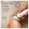 Braun Silk-pil 9 Flex, Epilator with 360 degree Flexible Head for Easy Hair Removal, Wet & Dry, Lasting Smooth Skin, with Lady Shaver Head & Trimmer Comb, 9-030 3D, White/Rose Titan view 2