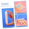 BCOATH Folding Toothbrush 5pcs Portable Soft Bristle Travel Toothbrushes Ergonomic Compact Design for Camping Hiking Outdoor Oral Care Random Color view 4