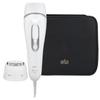 Braun IPL Silk Expert Pro 5 Men's Hair Removal Device, Visible Hair Removal for Men, Designed in Germany, Gillette Razor, Alternative to Laser Hair Removal Man, PL5145, White/Silver view 1