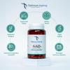 OptimumAgeing NAD+ Supplements UK 60 x 350mg | Made in UK & Third Party Tested | Vegan Advanced NAD Resveratrol Supplement | Supports Cellular Energy & Metabolism | Slow-Release Capsules view 2