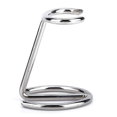 ANKROYU Shaving Brush Stand for Men, Stainless Steel Shaving Holder for Salon Home Travel Use, Shave Accessory Fits Most Shavers and Brushes