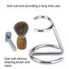 ANKROYU Shaving Brush Stand for Men, Stainless Steel Shaving Holder for Salon Home Travel Use, Shave Accessory Fits Most Shavers and Brushes view 3