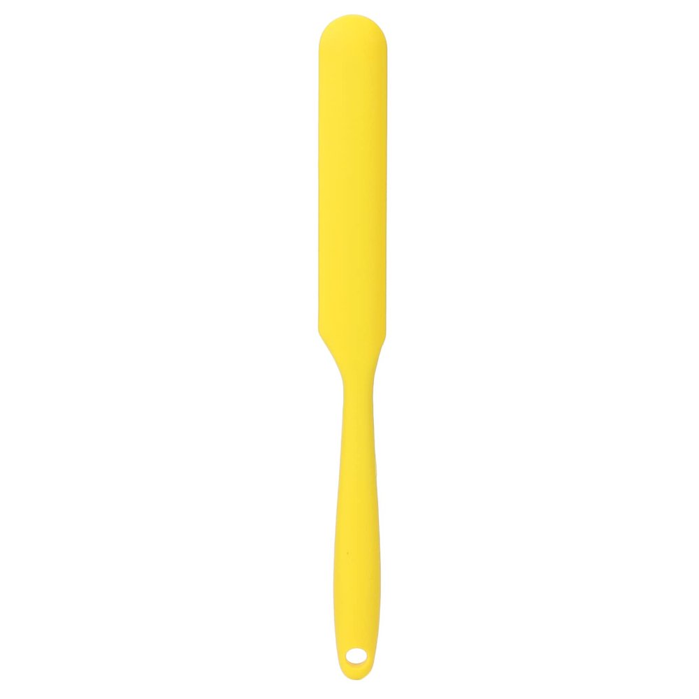 ANKROYU Wax Spatulas, Wax Spatula Melting, Multifunctional Silicone Spatula, Silicone Applicator Spatulas, Hair Removal Wax Bean Scraper, Reusable Scraper Hard, for Home Salon Body Use(Yellow)