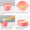 ANKROYU Wax Spatulas, Wax Spatula Melting, Multifunctional Silicone Spatula, Silicone Applicator Spatulas, Hair Removal Wax Bean Scraper, Reusable Scraper Hard, for Home Salon Body Use(Yellow) view 3