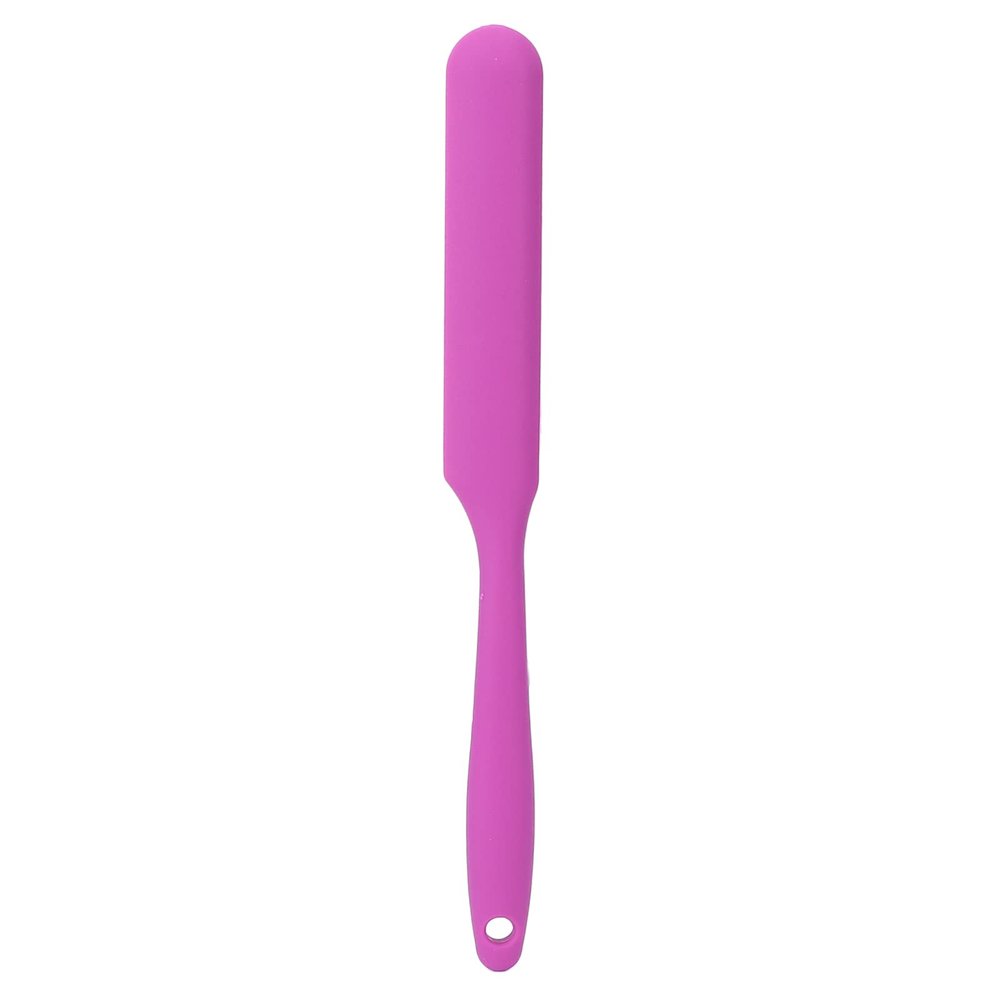 ANKROYU Wax Spatulas, Wax Spatula Melting, Multifunctional Silicone Spatula, Silicone Applicator Spatulas, Hair Removal Wax Bean Scraper, Reusable Scraper Hard, for Home Salon Body Use(Purple)