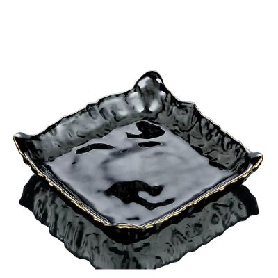 WAOCEO Fruit Bowls Quadrilateral Fruit Tray Glass Home Living Room Fruit Tray Storage Tray Outdoor Dried Fruit Tray Placement Snack Tray Fruit Basket (Color : C, Size : 1 pc)