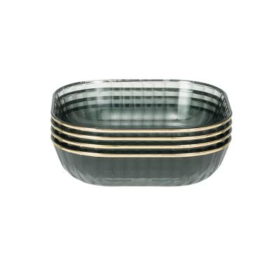 WAOCEO Fruit Bowls Light Luxury Style Snack Tray Fruit Tray Living Room Home Candy Tray Dried Fruit Tray Coffee Table Shelf Tray Fruit Basket (Color : Gris)