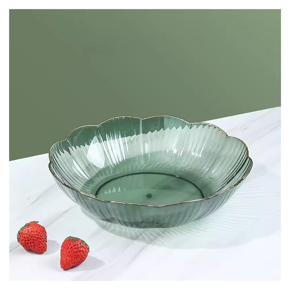 WAOCEO Fruit Bowls 3 PCS Home Fruit Tray Living Room Coffee Table Fruit Tray Candy Snack Placement Tray Large Light Luxury Premium Fruit Tray Fruit Basket (Color : B)