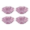 WAOCEO Fruit Bowls 4 PCS Fruit Tray Home Living Room Fruit Tray Modern Simple Coffee Table Snack Tray Creative Fruit Tray Plastic Dried Fruit Tray Fruit Basket (Color : Purple) view 1
