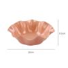 WAOCEO Fruit Bowls 4 PCS Fruit Tray Home Living Room Fruit Tray Modern Simple Coffee Table Snack Tray Creative Fruit Tray Plastic Dried Fruit Tray Fruit Basket (Color : Purple) view 2