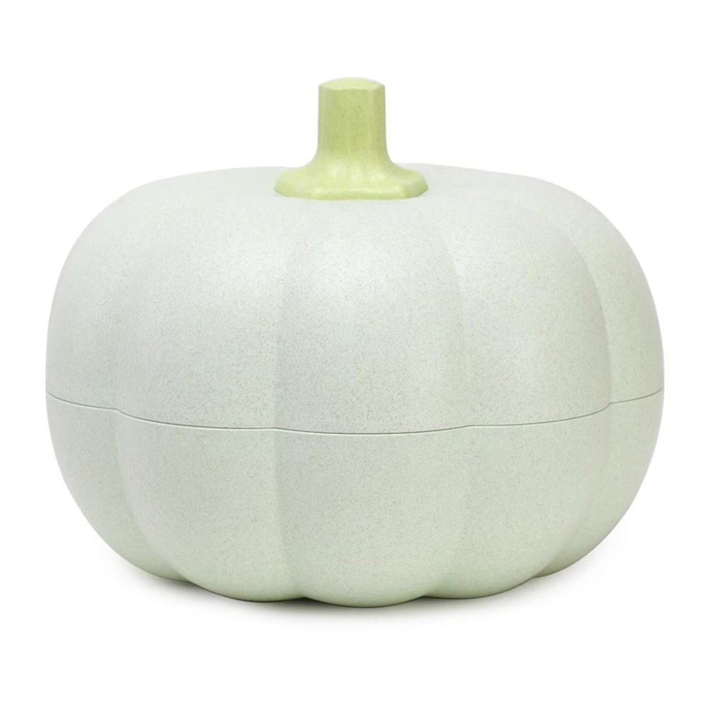 WAOCEO Fruit Bowls Fruit Plate Home Living Room Coffee Table Afternoon Tea Snack Plate Pumpkin Candy Box Yellow Fruit Plate Fruit Basket (Color : Green, Size : Small)
