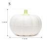 WAOCEO Fruit Bowls Fruit Plate Home Living Room Coffee Table Afternoon Tea Snack Plate Pumpkin Candy Box Yellow Fruit Plate Fruit Basket (Color : Green, Size : Small) view 2