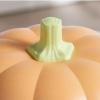 WAOCEO Fruit Bowls Fruit Plate Home Living Room Coffee Table Afternoon Tea Snack Plate Pumpkin Candy Box Yellow Fruit Plate Fruit Basket (Color : Green, Size : Small) view 3