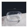 WAOCEO Fruit Bowls Fruit Tray Home Living Room Coffee Table Candy Tray Plastic Snack Tray Fruit Tray Hotel Restaurant Special Fruit Tray Fruit Basket (Color : Clear) view 2