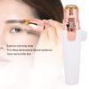 ANKROYU 2 in 1 Women Electric Eyebrow Trimmer, Painless Eyebrow Hair Remover, Portable Hair Removal Machine Shaver for Eyebrow Nose Lips Face Armpit view 2