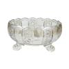 WAOCEO Fruit Bowls Modern Living Room Household Coffee Table Fruit Plate Crystal Clear Glass Plate Gold Teal Fruit Plate Fruit Basket (Color : B) view 1