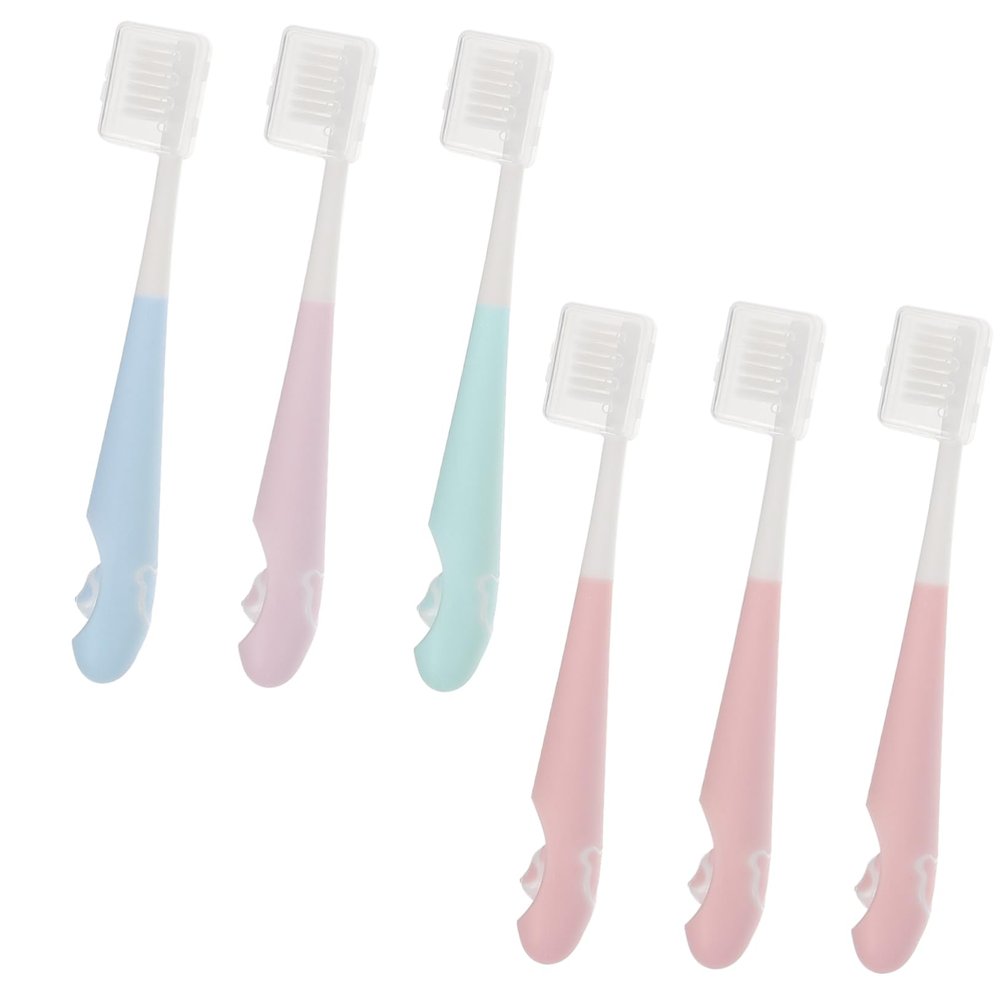 PartyKindom Boy Girl Soft Bristle Toothbrush Cartoon Design Portable Toothbrush for Boys and Girls Oral Care at Home Travel