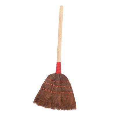 PartyKindom Boy Girl's Broom for Indoor Cleaning Handmade Dust Removing Broom for Boys and Girls Floor Sweeping Random Style