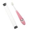 PartyKindom Kids Toothbrush Soft Bristle Manual Toothbrush with Storage Bucket for Ages 2-12 Panda Design Teeth Cleaning Oral Care Tool for Boys and Girls view 1